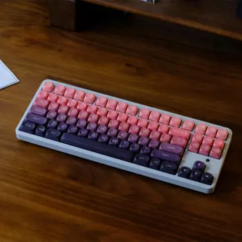 Клавиши MOA Profile PBT градиентные для GMK67 механическая клавиатура для игр 126 клавиши с сублимационной печатью клавиши 6.25U 7U клавиатура