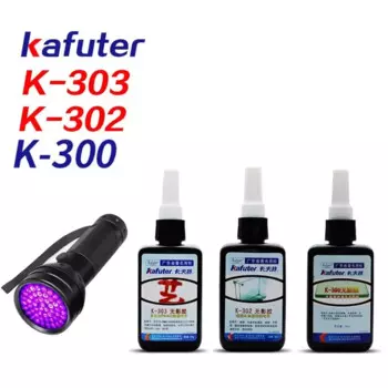 Клей BES K-303/302 для склеивания стекла и металла 50 мл