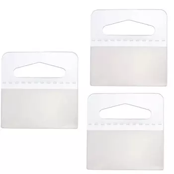 Клейкая подвесная бирка 1-1/2X1-1/2 дюймов, подвесная бирка для дисплея, прозрачная подвесная бирка, складные этикетки для дисплея магазина