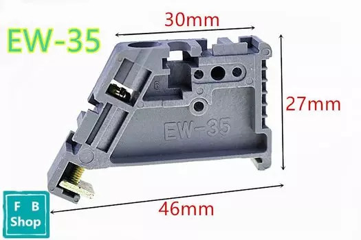 Клеммные блоки EW-35 пластиковые серые 10 шт