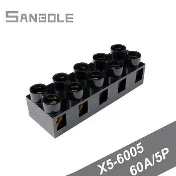 Клеммные блоки SBLSBR X5-6005 60A/5P (5 шт.)