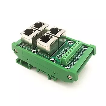 Клеммный блок RJ45 4-х полосный