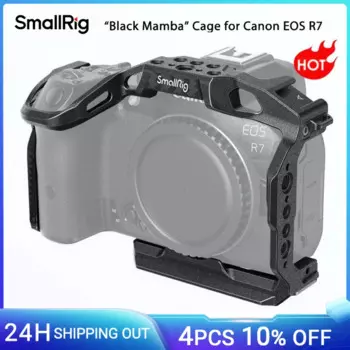 Клетка SmallRig для камеры Canon EOS R7 R10, быстросъемная пластина Arca-Swiss для DJI RS3/RS 2, для съемки нескольких устройств