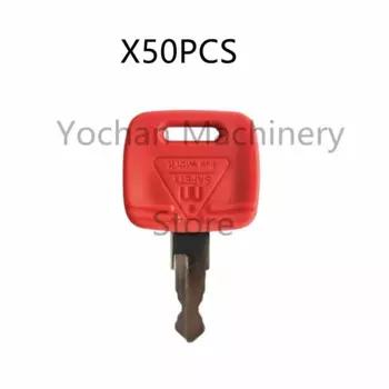 Ключи зажигания RE183935 для John Deere, 50 шт., ключи зажигания для трактора RE43492, RE71557