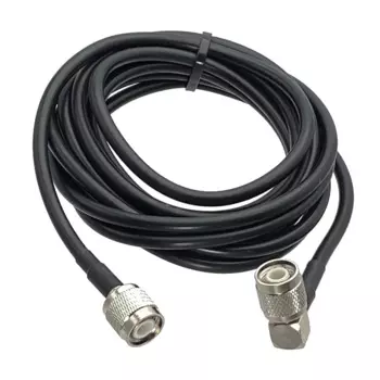 Коаксиальный соединитель RG58 TNC, переходник с прямым углом и штекером TNC, 6 дюймов-20 м