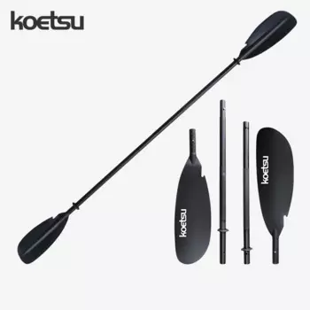 KOETSU 4-ступенчатая сращенная двухсторонняя весло, надувная весло для серфинга, весло из алюминиевого сплава, весло для Каяка