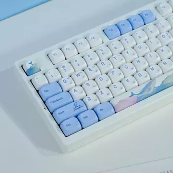 Колпачки для клавиш Gateron MX, Механическая игровая клавиатура, 130 клавиши, KOA Profile