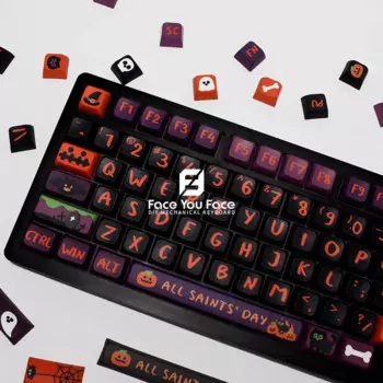 Колпачок для клавиш All Saints' Day PBT, профиль XDA, 135 клавиш, сублимированные персонализированные колпачки для клавиш Cherry MX Switch, игровая механическая клавиатура