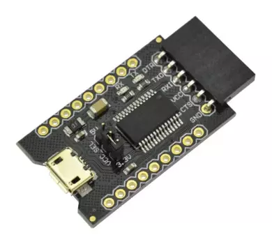 Коммутационная плата DFR0065, FTDI, Basic, Fermion, плата Arduino, выход 3,3/5 В (переключается через перемычки) MicroUSB
