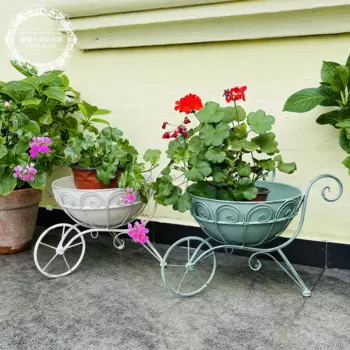 Комнатные креативные цветочные горшки, старинные железные кашпо для цветов, для балконов на дворе, Горшки Бонсай, универсальные декоративные горшки для садоводства