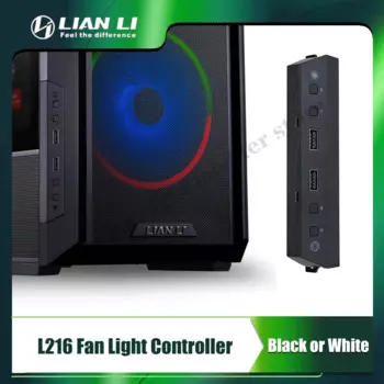 Компьютер, телефон, контроллер для Lian Li L216, 2 USB 3.0 интерфейс, черный/белый, телефон