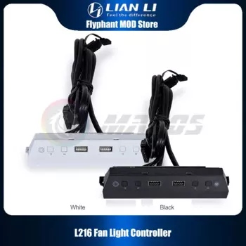 Компьютер, телефон, контроллер для Lian Li L216, 2 USB 3.0 интерфейс, черный/белый, телефон