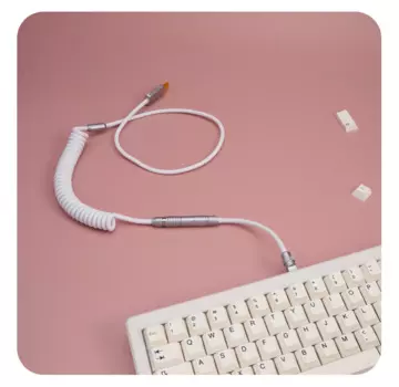 Компьютерная механическая клавиатура GeekCable Extreme Shark с нейлоновой оплеткой и спиралью