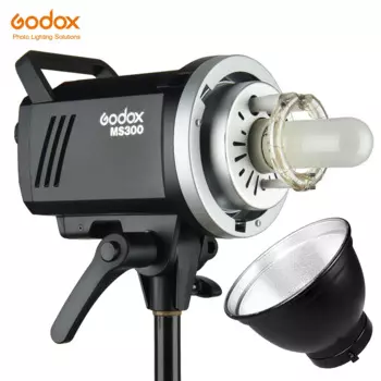 Компактная и прочная студийная вспышка Godox MS200 200 Вт или MS300 300 Вт, вспышка для студии