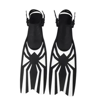 Компактные ласты из ТПЭ для дайвинга и плавания с регулируемым ремешком для взрослых и младших детей
