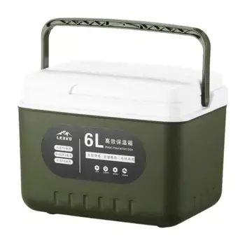 Компактные ледяные охладители 5,4 QT, высокопроизводительный ланч-бокс со льдом, большая емкость, ледяной сундук для путешествий, пляжа, кемпинга, рыбалки