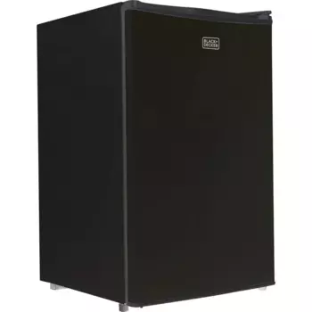 Компактный холодильник BCRK43B Energy Star, однодверный мини-холодильник с морозильной камерой, 4,3 куб. фута, черный
