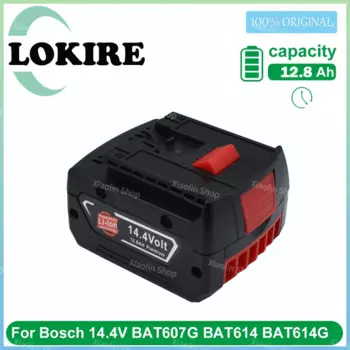 Комплект аккумуляторных литий-ионных батарей для BOSCH, 14,4 В, Ач, для аккумуляторной электродрели BOSCH, шуруповерта BAT607G, BAT614G