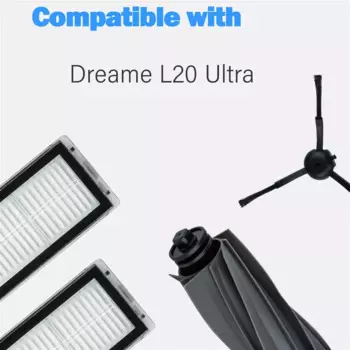 Комплект аксессуаров для робота-пылесоса L20 Ultra / L30 Ultra / X20 Pro, основная боковая щетка HEPA-фильтр, накладка для швабры, мешок для пыли