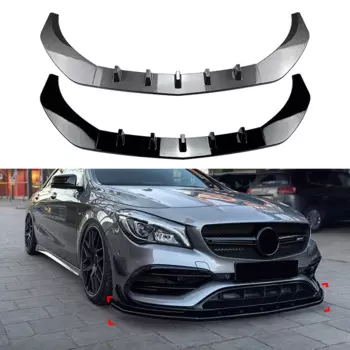 Комплект для защиты переднего бампера, спойлера, губы для Mercedes-Benz CLA Class C117 CLA200 CLA220 CLA250 CLA260 CLA45 AMG 2016-2019