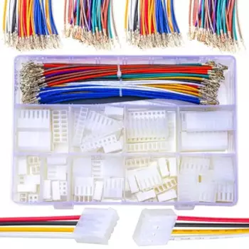 Комплект коннекторов для кабеля MX3.96 3,96 мм, разъем Molex KK 156 3,96 мм с шагом 2/3/4/5/6/7/8/9/10, коннектор с кабелями 20AWG (стандартная)