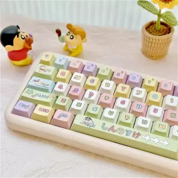 Комплект механической клавиатуры с 132 клавишами Cherry, Animated Shin, Keycap PBT для Mx Cherry Gateron Switch