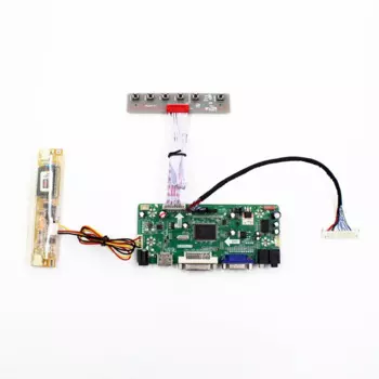Комплект ЖК-контроллера для ремонта Raspberry Pi, совместим с VGA, DVI, аудио, HDMI, 18,5 дюйма, 1366x768, G185XW01, V0
