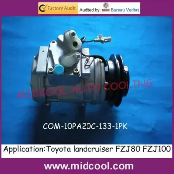 Компрессор переменного тока 10PA20C для Toyota landcruiser FZJ80 FZJ100 (88320-60750 88320-60730)