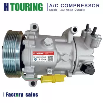 Компрессор переменного тока con для Peugeot 207 208 307 308 Partner / Citroen C3 9670318880 9659875780 9678656080, 9651910980 9671216280
