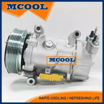 Компрессор переменного тока для Sanden 6V12 для Citroen C2 C3 Peugeot 206 307 9655191680 9684480480 9800822280 1450 1908 1449 1450F 9671456680