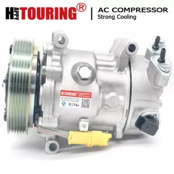 Компрессор переменного тока SD6C12 для Peugeot 207 208 3008 304 308 508 9659875780 9822826880 9651910980 9671216280 9678656080 6453QJ 6453QN