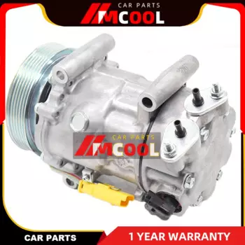 Компрессор переменного тока SD6C12 для Peugeot 207 208 307 308 508 Partner 9678656080 9822826880 9651910980 9659875780 9670318880 9671216280