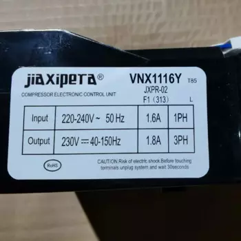 Компрессор переменной частоты, плата переменной частоты V Nx116y Jxpr-02 F1 (313) T85