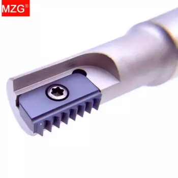 Концевая фреза MZG SR с одной оправой, диаметр хвостовика 10, 12, 14, 18 мм, токарный станок с ЧПУ, зажим, резьбовые фрезы