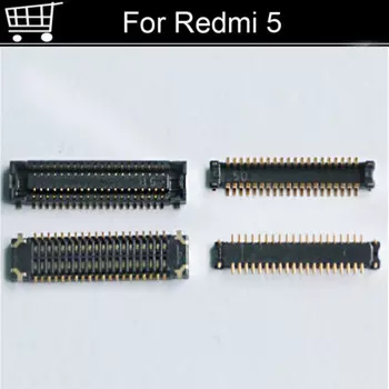 Коннектор FPC для Xiaomi Redmi 5, 2 шт., ЖК-дисплей, экран на гибком кабеле, материнская плата для Xiaomi Redmi5, запчасти для ремонта