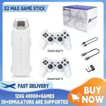 Консоль игровая X2 MAX, 4K HD, 128 ГГц, встроенный 40000