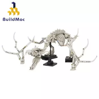 Конструктор BuildMOC, каркас мосазавра Юрского периода, ископаемый дракон, набор строительных блоков 21320, кости динозавров, кирпичи, игрушки для детей, Детский день рождения