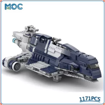 Конструктор CIS Gozanti крейсерская модель MOC, сборка кирпича, космический корабль, коллекционные игрушки, образовательные Подарки, 1171 шт.
