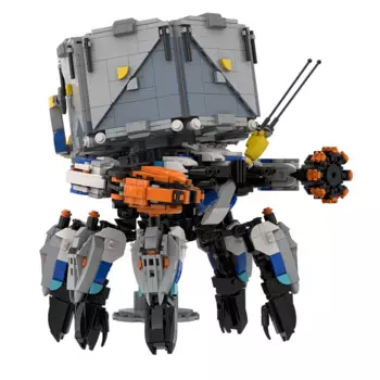 Конструктор gobrick MOC Horizon Zero Dawn, модель монстра Shell-Walker, набор строительных блоков, развивающие игрушки для детей, подарок на день рождения