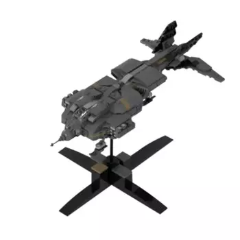 Конструктор gobrick MOC Micro пришельцев, деталь I: Искусственная Прямая поставка, строительный блок летающего типа, обучающие игрушки для детей, подарок