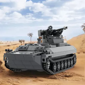Конструктор gobrick MOC Военный танк серии MT LB 6 Мб, набор строительных блоков IFV, модель верблюда пункт мотовездехода, игрушки в подарок