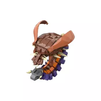 Конструктор gobrick MOC Zerg Devourer, модель монстра, звездное ремесло, фигурки героев, воздушная атака, строительный блок, Обучающие игрушки, подарок