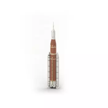 Конструктор космический SLS 1B груз ракета Артемис, комплект строительных блоков, тяжелая пусковая машина в масштабе V, модель Детского конструктора «сделай сам»