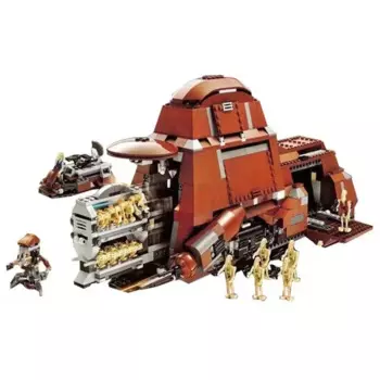Конструктор MOC 1338 шт., 7662 МТТ, контейнерные битвы, дроиды, военные перевозчики, фирменные строительные блоки, модель «сделай сам», кирпичи, игрушки 05069