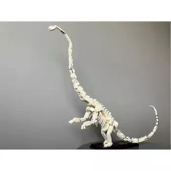 Конструктор MOC 1:22 Sauropod, динозавр, барозавр, скелет, собранные строительные блоки, игрушка, кирпич, Детский развивающий подарок на праздник 21320