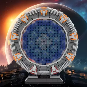 Конструктор MOC Atlantis-Spacegates, Классические строительные блоки, Звездные лучи, Млечный путь, Apophiss, подарок для детей