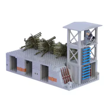 Конструктор MOC Citys, игровой конструктор, совместимый с основными брендами военных артиллерии, сборная игрушка, модель «сделай сам», подарок