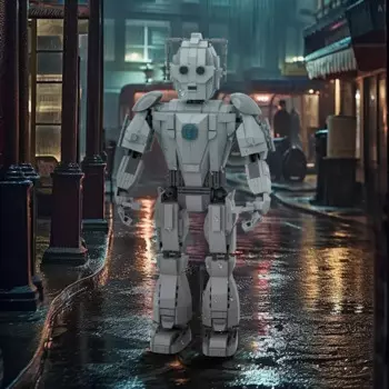 Конструктор MOC Cyberman детский, игрушка-пазл с орнаментом, детский подарок