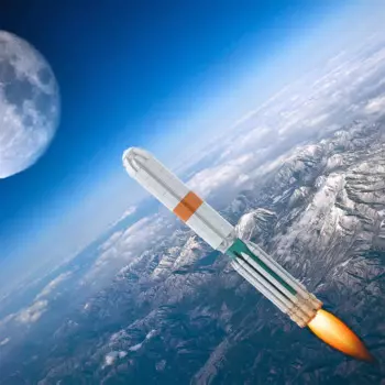 Конструктор MOC Delta III Carrier Rocket, набор строительных блоков, высокотехнологичная космическая ракетка, Детские праздничные подарочные игрушки
