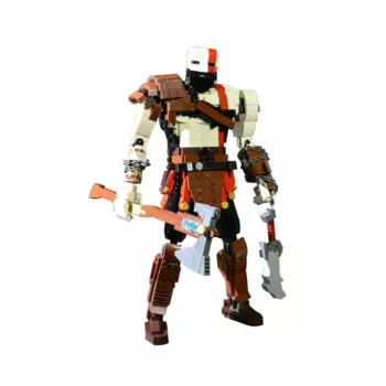 Конструктор MOC Kratos Mecha, игрушка «Бог войны»